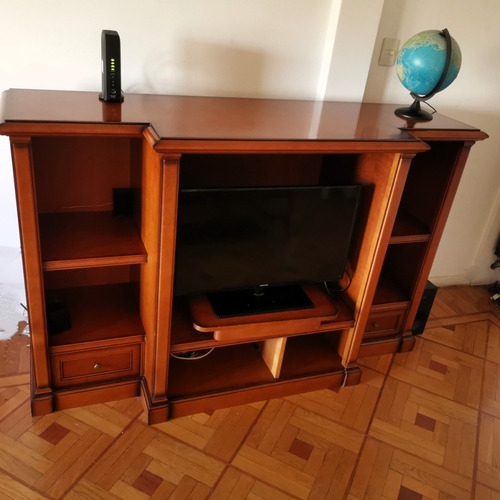 Mueble Living Tv Madera Cerezo Zubarán De Lujo Ver Y Evaluar