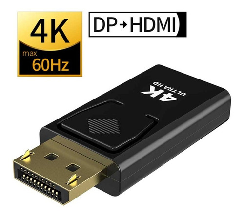 Adaptador Displayport M A Hdmi H 4k Ultra Hd Dp A Hdmi