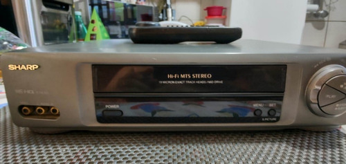 Vídeo Cassete Sharp 6 Cabeças Hi-fi Stereo (com Defeito)