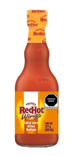 Salsa Para Alitas Franks Red Hot Wings Sabor Buffalo 354ml