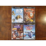 Lote Com 4 Jogos De Game Cube Originais + Brinde