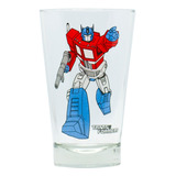 Vaso Optimus Prime Transformers Simil Pepsi Universo Retro 