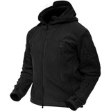 Magcomsen - Chaqueta De Tela Polar De Diseño Táctico Mili.