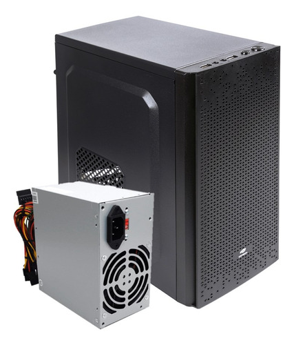 Gabinete Preto Com Fonte 200w Micro-atx Barato Promoçao 