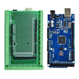 Placa Compatível Arduino Mega 2560 R3 16au/ch340g + Borne