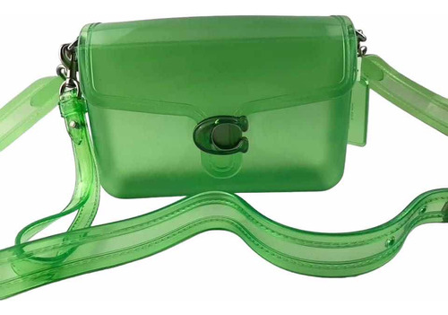 Bolsa Coach Jelly Tabby Verde + Envío Inmediato Gratis