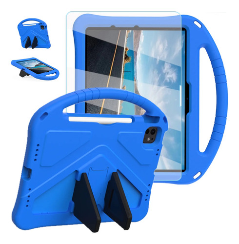 Mica + Funda Protector Uso Rudo iPad Pro 11 M4 2024 M5 2025