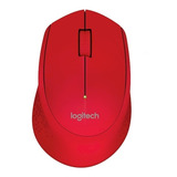 Mouse Logitech Inalambrico Rojo M280