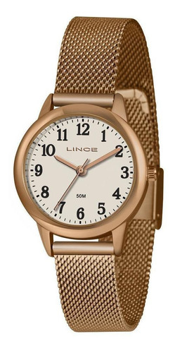 Relógio Lince Feminino Rose Gold Lrr4653l B2rx Cor Da Correia Rosa Cor Do Bisel Rosa Cor Do Fundo Bege