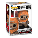 Figura De Accion Wicket 608 Star Wars Funko Pop 