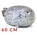 Almohada Para Muñecos De Peluche Con Foca Manchada - 60 Cm