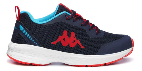 Zapatilla Teens Logo Glinch Blue Marine Red Turqouise