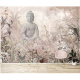 Vinilos Murales Empapelados Buda Meditacion Yoga Trop