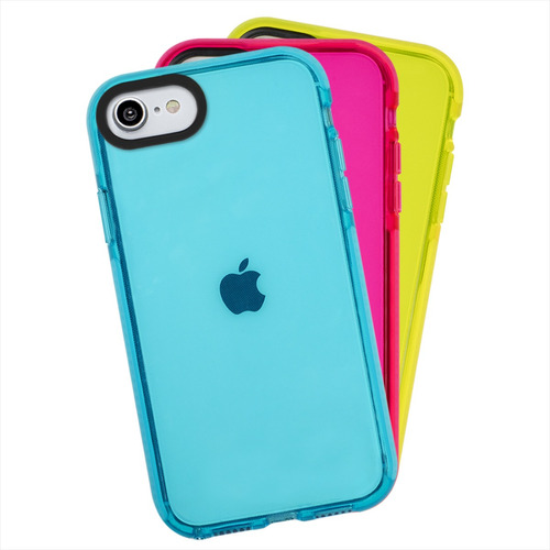 Funda Para iPhone Antigolpes Uso Rudo Colors Borde Reforzado