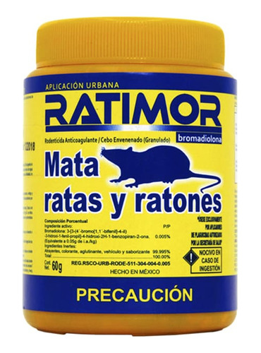 Ratimor - Veneno Para Ratas 120 Grs