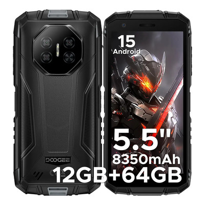 Doogee Fire 3 Celulares Android Dual Sim Celular 12 Gb Ram 64gb Rom 8350mah Batería 5.5hd+ 13mp Cámara Nfc/wifi/bluetooth/otg/gps/celulares Gama Media Alta/celulares Gaming Nfc Telefono Gris
