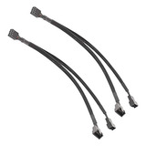 Cable Ventilador Pc 1 A 2 Pwm - Compatible 3 Y 4 Pines,