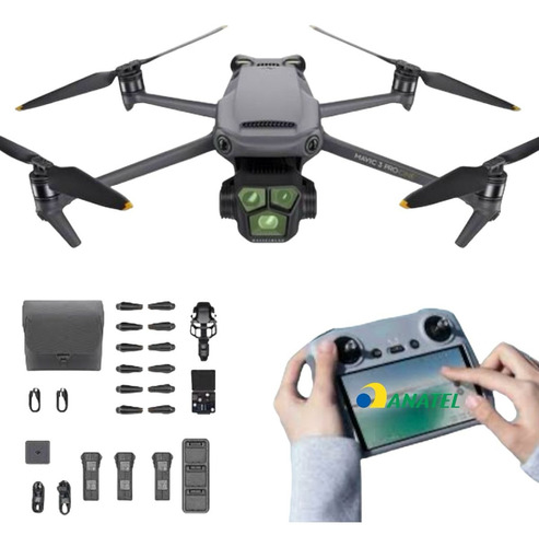 Drone Dji Mavic 3 Pro Fly More Combo 3 Baterias Anatel Br