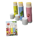 Pack De 3 Bálsamos Labiales Gloss Color Natural Hidratacion 