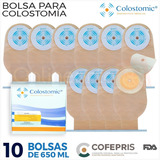 Bolsa Colostomia Recortable 15-64mm Adulto 10 Pzas Drenable