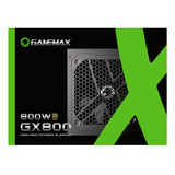 Gamemax Gx Series Gx800 Fonte De Alimentação 80 Plus Gold 800w Black