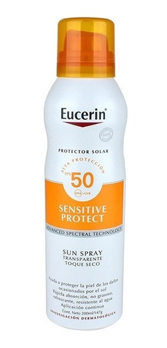 Eucerin Sun Spray Transp Toque Seco Fps 50 X 200 Ml