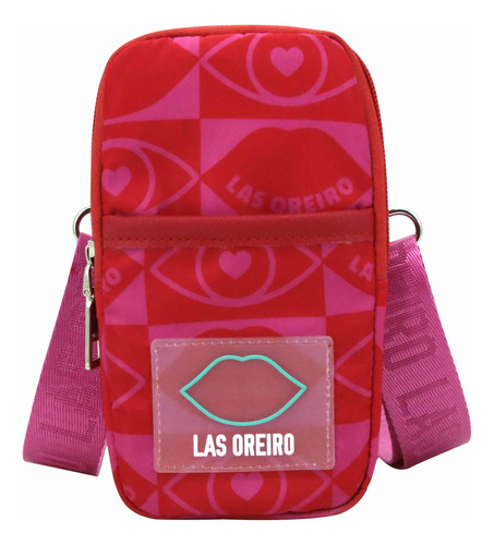 Morral Mujer Bandolera Bolso Porta Celular Las Oreiro Correa