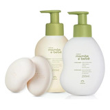 Kit Natura Mamãe E Bebê Shampoo + Condicionador + Sabonetes