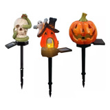 Pack De 3 Estacas Para Jardin De Halloween