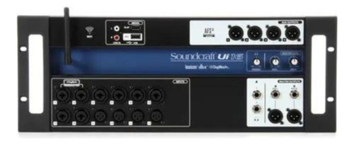 Mesa De Som Digital Soundcraft Ui 16 Mesa 16 Canais Usb Wifi