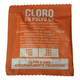 Cloro En Polvo Sachet 4 Gr. Ecolab 100 Unidades