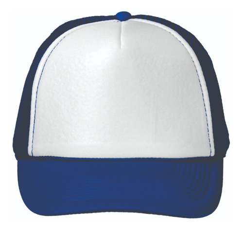 Pack 5 Uni Gorro Jockey  Malla Azul Para Sublimar