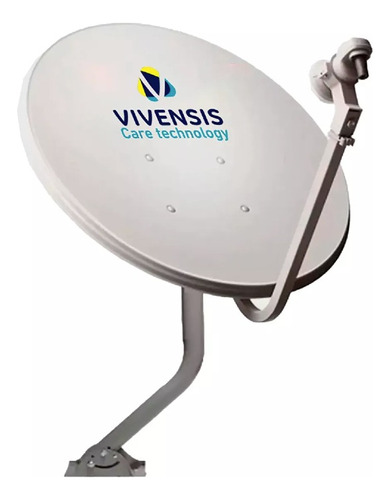 Antena Parabólica Satélite Vivensis 60cm Ku + Lnbf Simples