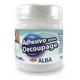 Adhesivo Alba Para Decoupage Y Transferencia X 200 Ml 