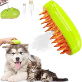 Cepillo Peine Masajeador Para Gatos Perros Limpieza 3 En 1