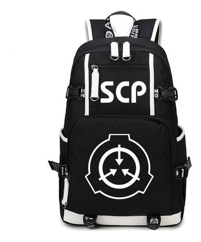 Mochila Scp Secure Contain Protect Mochila Negra Cartoon Sc