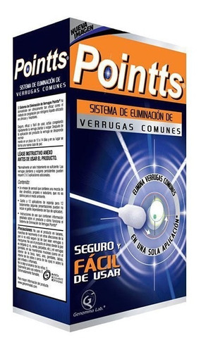 Pointts Eliminación De Verrugas  80 Ml.