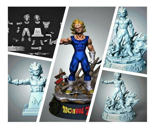 Archivo Stl Impresión 3d - Dragon Ball Majin Vegeta Big Bang