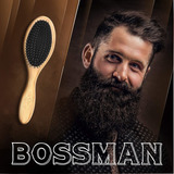 Bossman - Cepillo Ovalado Para Cabello Y Barba De Cerdas De