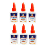 Adhesivo Silicona Liquida Ezco 30 Ml Pack X 6 Unid Color Transparente