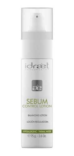 Idraet Acne Piel Grasa Sebum Control Locion Reguladora