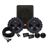 Caixa Ativa Amplificada Sw8a-ms + Kit 2 Vias Jbl 62 + Rca