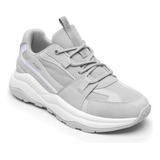 Tenis Para Dama Flexi 124903 Gris