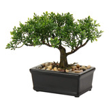 Arbol Bonsai Artificial, Enebro, Plantas Artificiales Para I