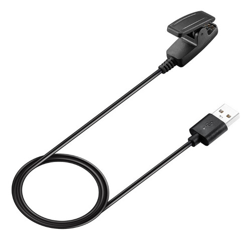 Carregador Clip Usb Compatível Com Garmin 235 645 735xt 35 Cor Preto