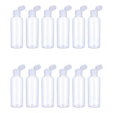 Set 12 Botella De Viaje Dispensadora 100 Ml Transparente