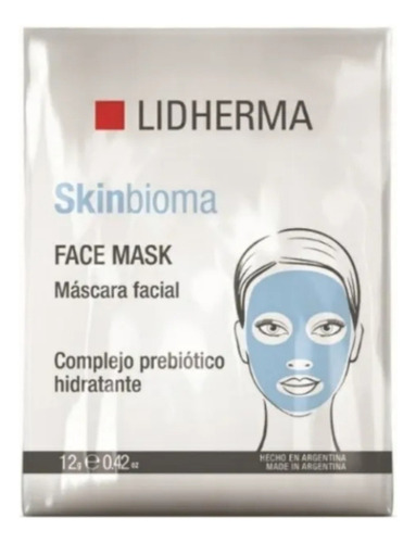 Mascara Skinbioma Face Mask Lidherma X 12g Tipo De Piel Sensible/rosacea/deshidratada/con Lineas De Expresion