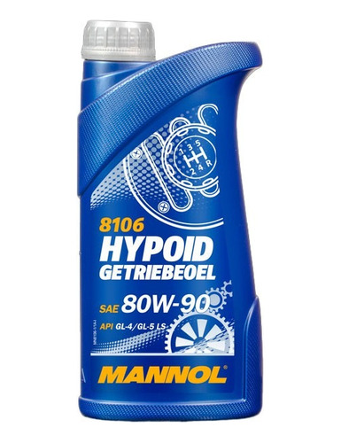 Aceite Para Engranajes 80w90hypoid Getrebioel Mannol 1l 8106