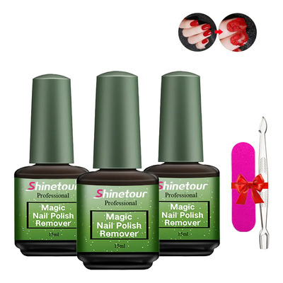 Pack Quitaesmalte Mágico Shinetour Profesional para Esmalte en Gel UV\u002FLED Sin Acetona | MercadoLibre