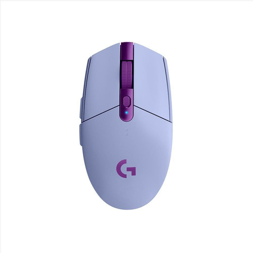 Mouse Logitech Gamer G305 Lightspeed Sem Fio Opt Usb Lilas